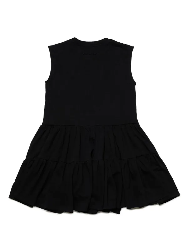 MM6 Maison Margiela Kids ノースリーブ ワンピース | ブラック 