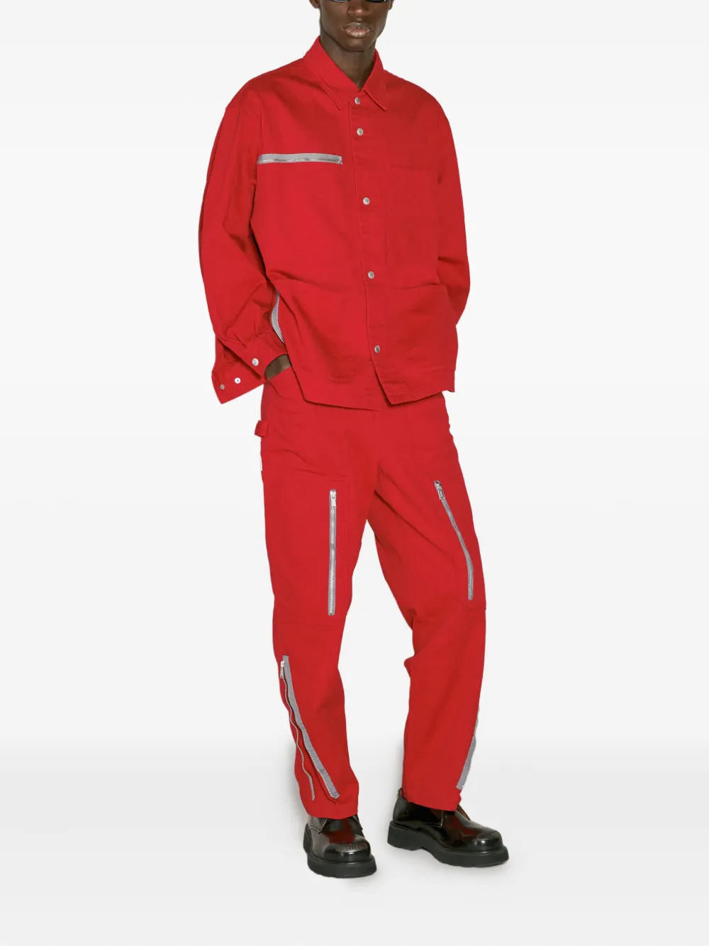 Undercover Twill broek Rood