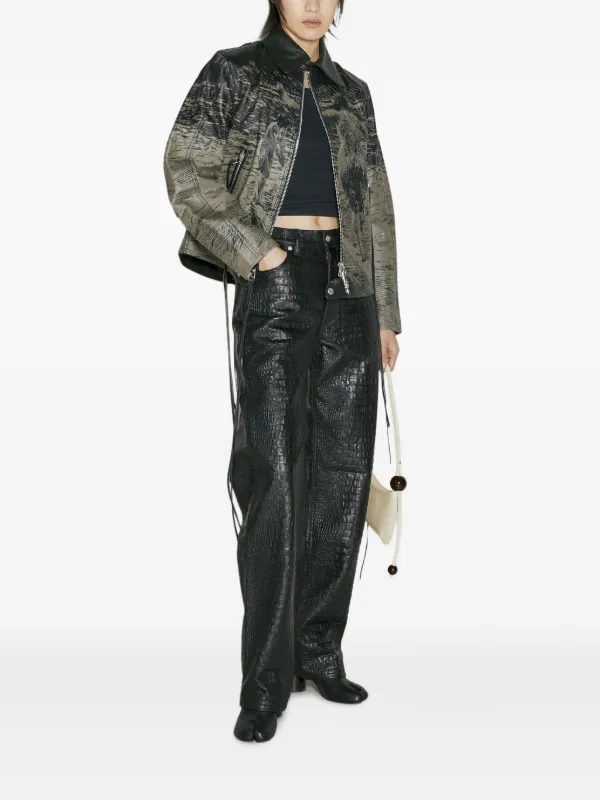 【Eytys】 ディクソンゾーン レザージャケット グレー EYTYS Dixon Zorn ジャケット | グレー | FARFETCH JP