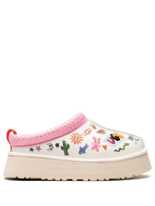 Chaussons Tazz Pop Sketch 'White' - UGG - Modalova