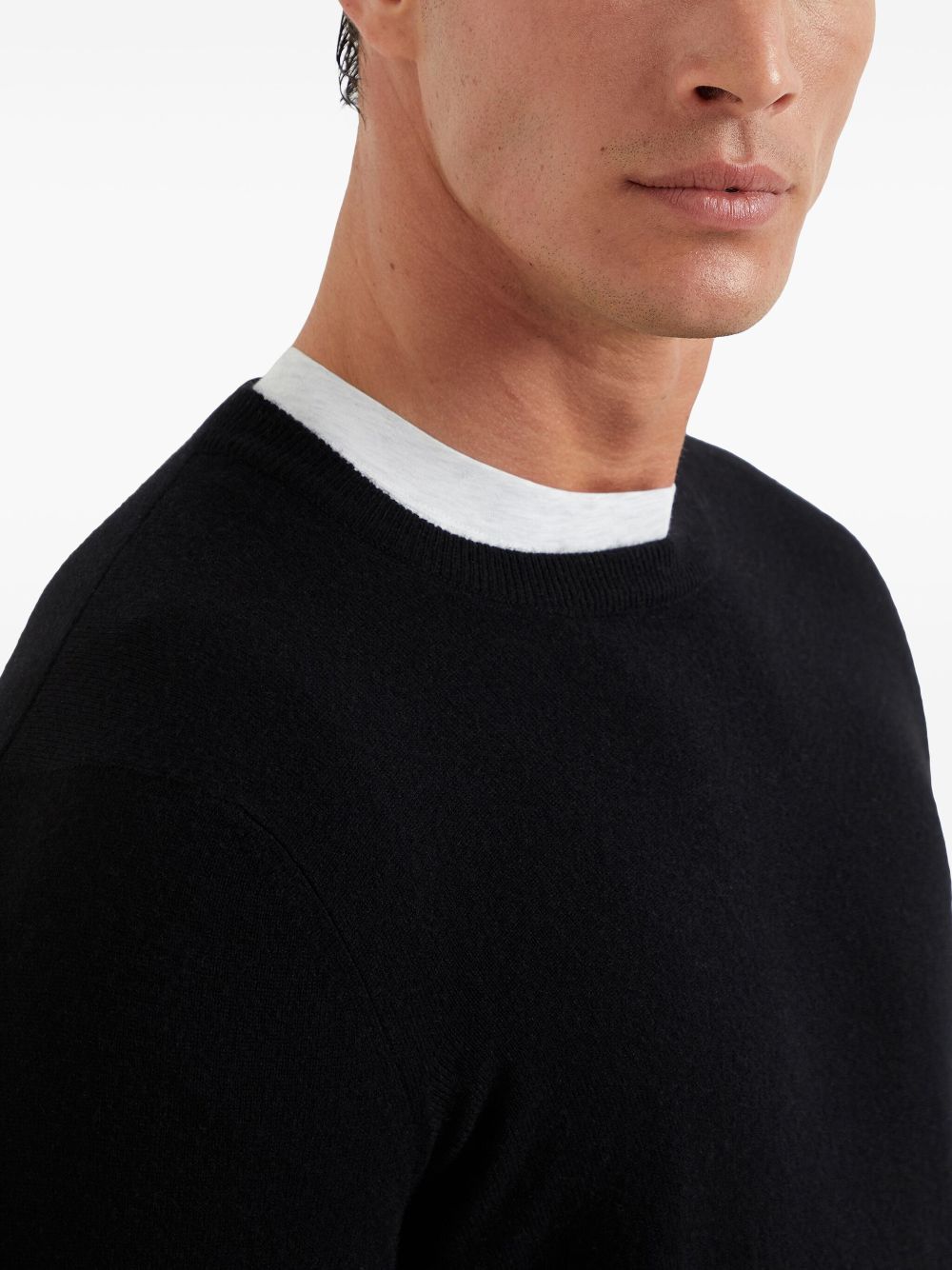 Brunello Cucinelli crew neck cashmere jumper Men