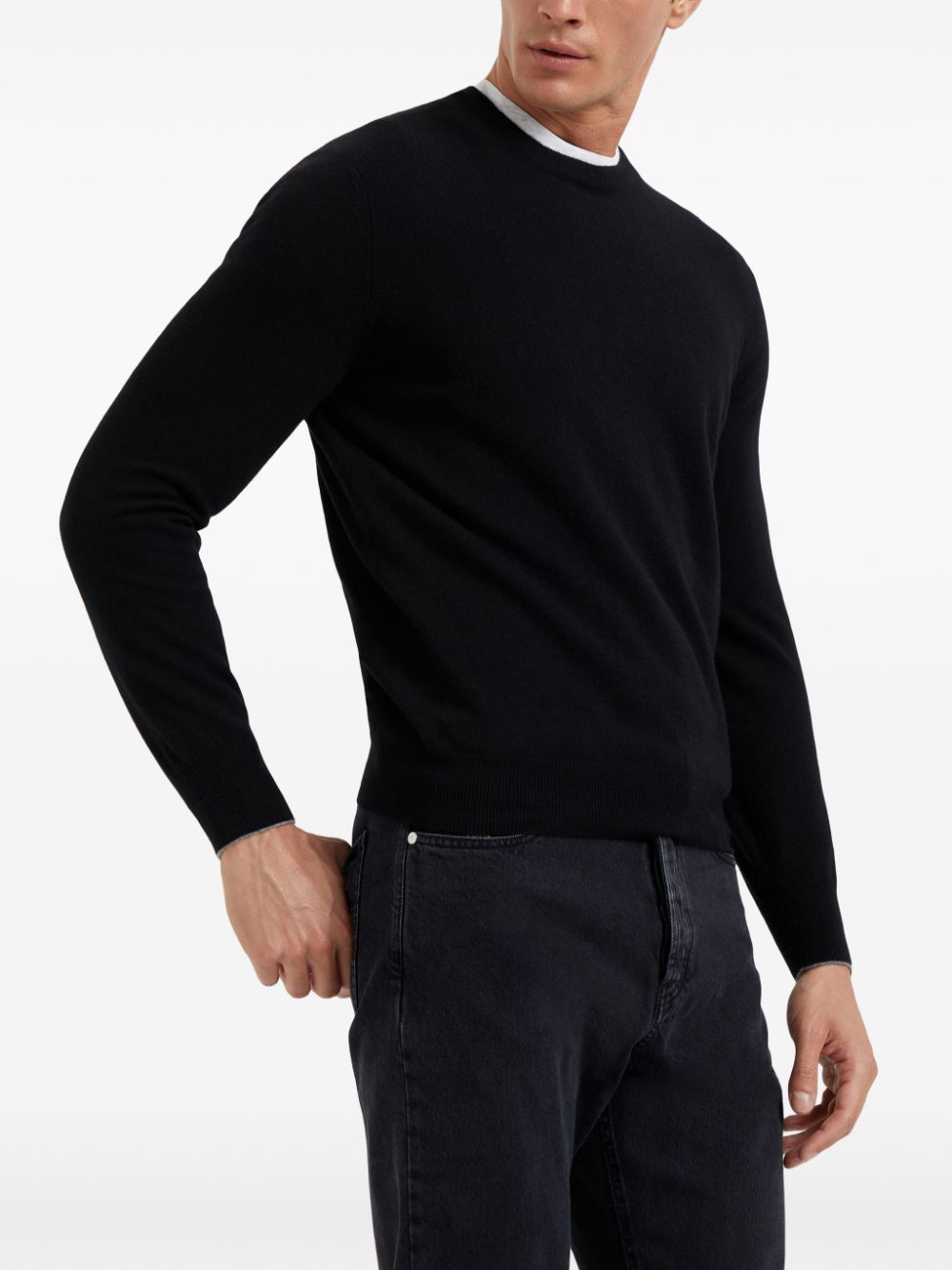 Brunello Cucinelli crew neck cashmere jumper Men