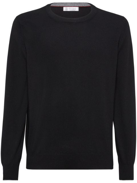 Brunello Cucinelli crew neck cashmere jumper Men