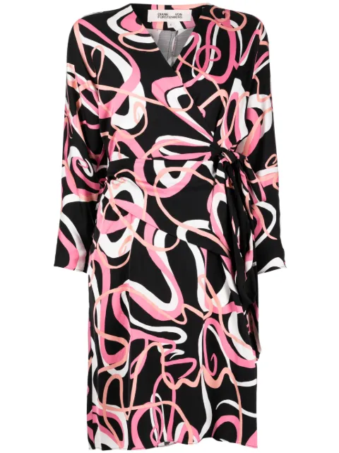 DVF Diane von Furstenberg Mikah faux-wrap dress