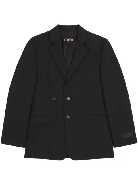 MM6 Maison Margiela blazer con botones y solapa de muesca