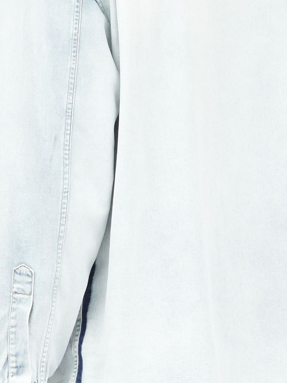 Maison Margiela collarless denim shirt Men