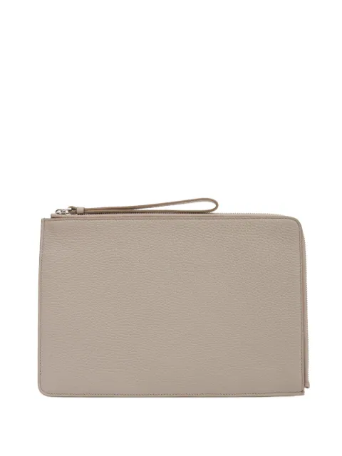 Maison Margiela Four-stitch logo leather clutch bag