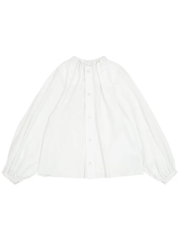 MM6 Maison Margiela ギャザーネック シャツ - Farfetch 