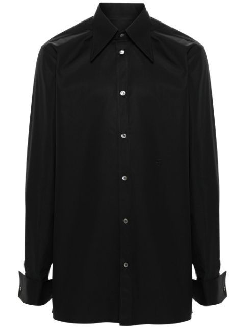 Maison Margiela embroidered-motif cotton shirt Men