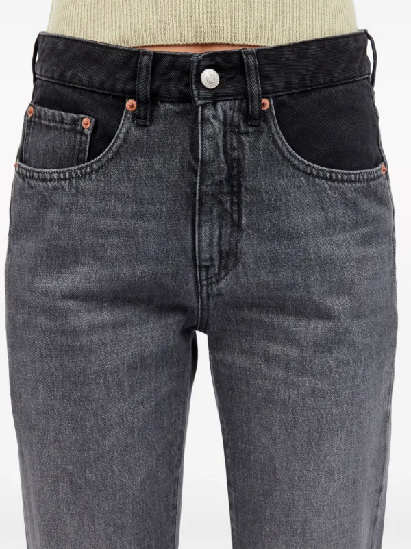 MM6 Maison Margiela slim-cut Cotton Jeans | Grey | FARFETCH JO