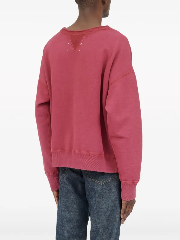 【関税&送料込】Maison Margiela Jersey Oversized Sweatshirt MAISON MARGIELA Oversized Logo-Embroidered Cotton-Jersey
