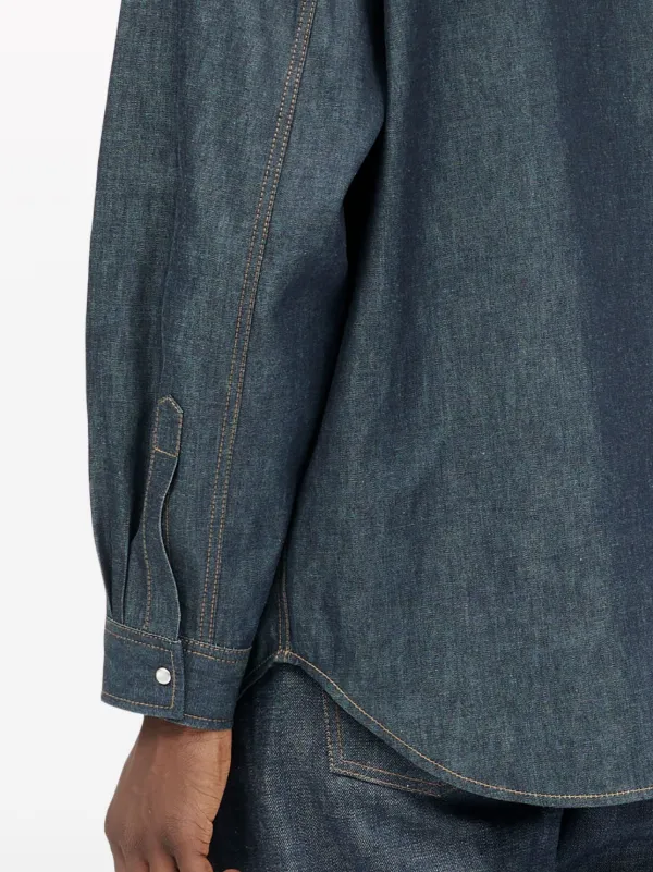 Maison Margiela long-sleeve Denim Shirt | Blue | FARFETCH Maison Margiela long-sleeve Denim Shirt | Blue | FARFETCH