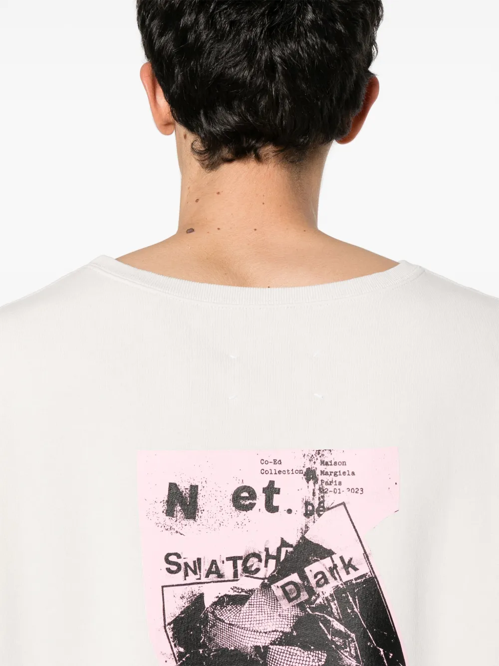 Maison Margiela Katoenen sweater Beige