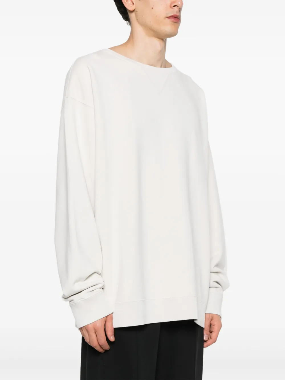 Maison Margiela Katoenen sweater Beige