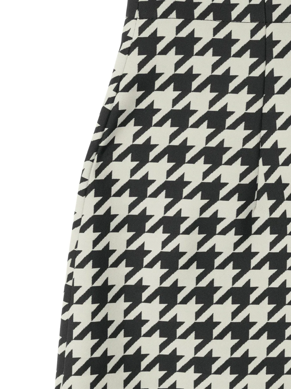Burberry Rok met pied-de-poule print Zwart