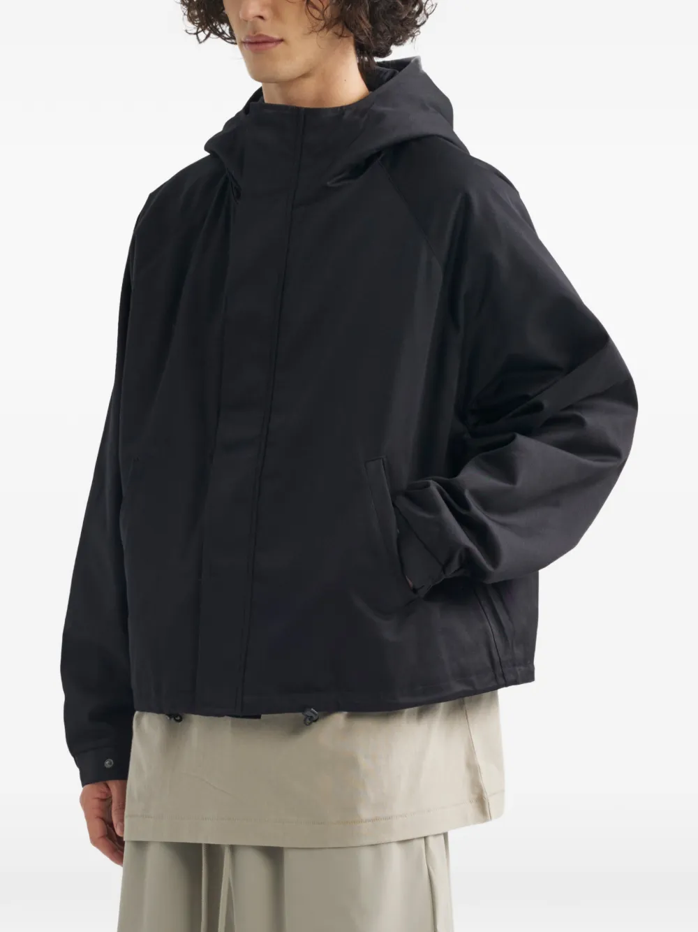 Off Duty Hooded Sib Jacket - Black 