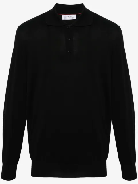 Brunello Cucinelli long-sleeve polo shirt