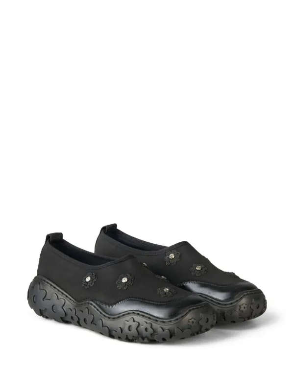 【関税込み】Cecilie Bahnsen ブラック Glam スニーカー Cecilie Bahnsen Glam slip-on Sneakers | Black | FARFETCH JO