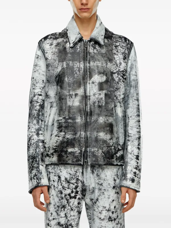 Diesel L-Pylon-A レザージャケット | ホワイト | FARFETCH JP Diesel L-Pylon-A レザージャケット | ホワイト | FARFETCH JP