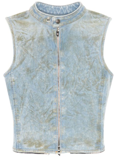 Diesel De-Nata-Fse denim sleeveless top Women