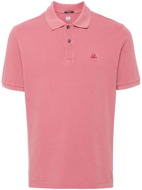 logo-embroidered polo shirt