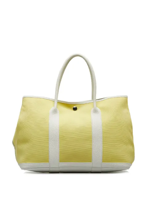 Hermès Pre-Owned 2014 Toile Garden Party Shopper