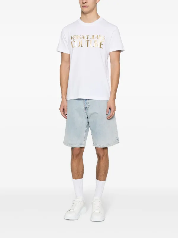 Versace Jeans Couture バロッコプリント Tシャツ | ホワイト 