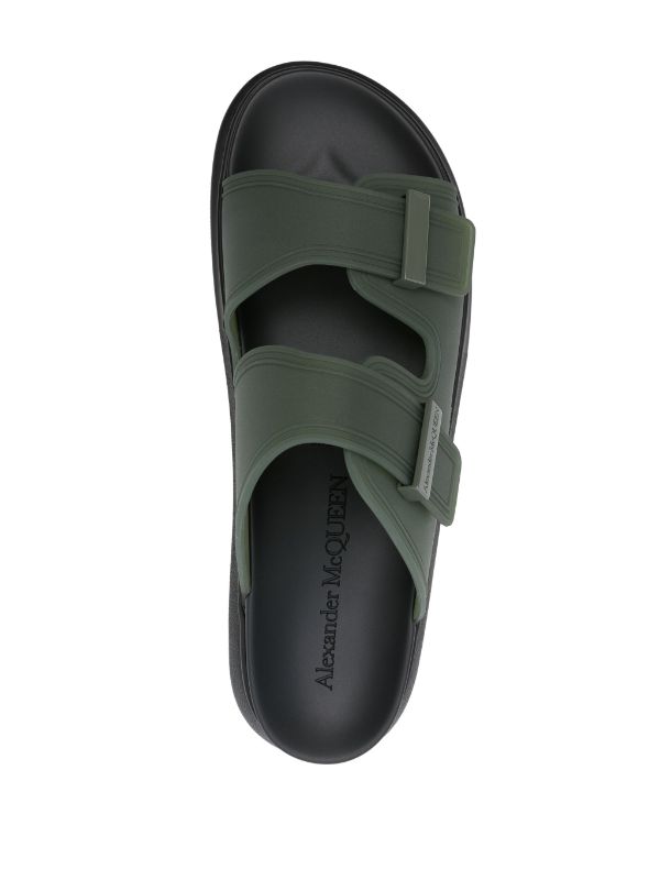 Alexander mcqueen discount oversized hybrid slides