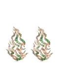 Bibi van der Velden 18kt rose gold Smoke Haze multi-stone earrings - Pink