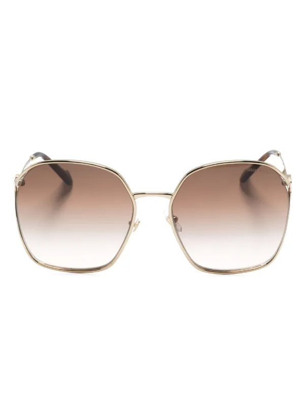 Miu miu square sunglasses hotsell