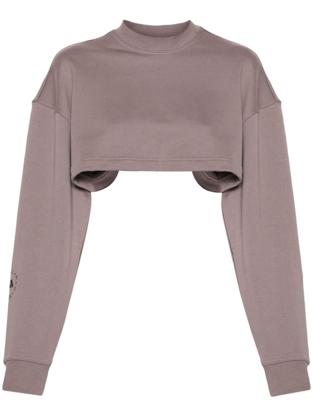 Image 1 of adidas by Stella McCartney Truecasuals cropped sweatshirt