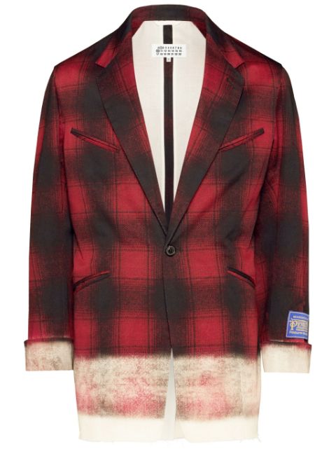 Maison Margiela Pendleton checked blazer Men