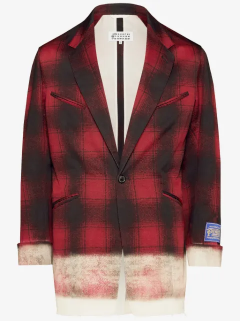 Maison Margiela Pendleton checked blazer