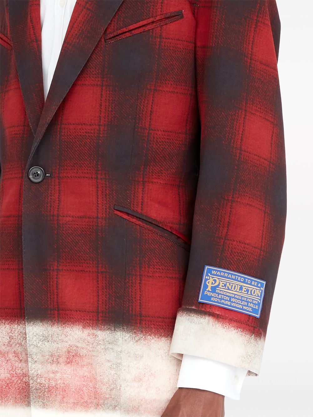 Maison Margiela Pendleton checked blazer Men