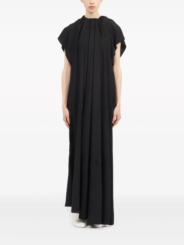 MM6 Maison Margiela ギャザー ショートスリーブドレス