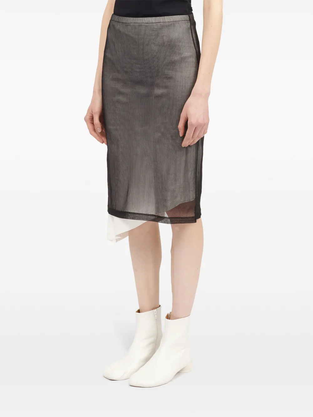 ワンピース MM6 MAISON MARGIELA Women Mid Skirts MM6 MAISON MARGIELA | Fluid Pleated Midi Skirt | Women