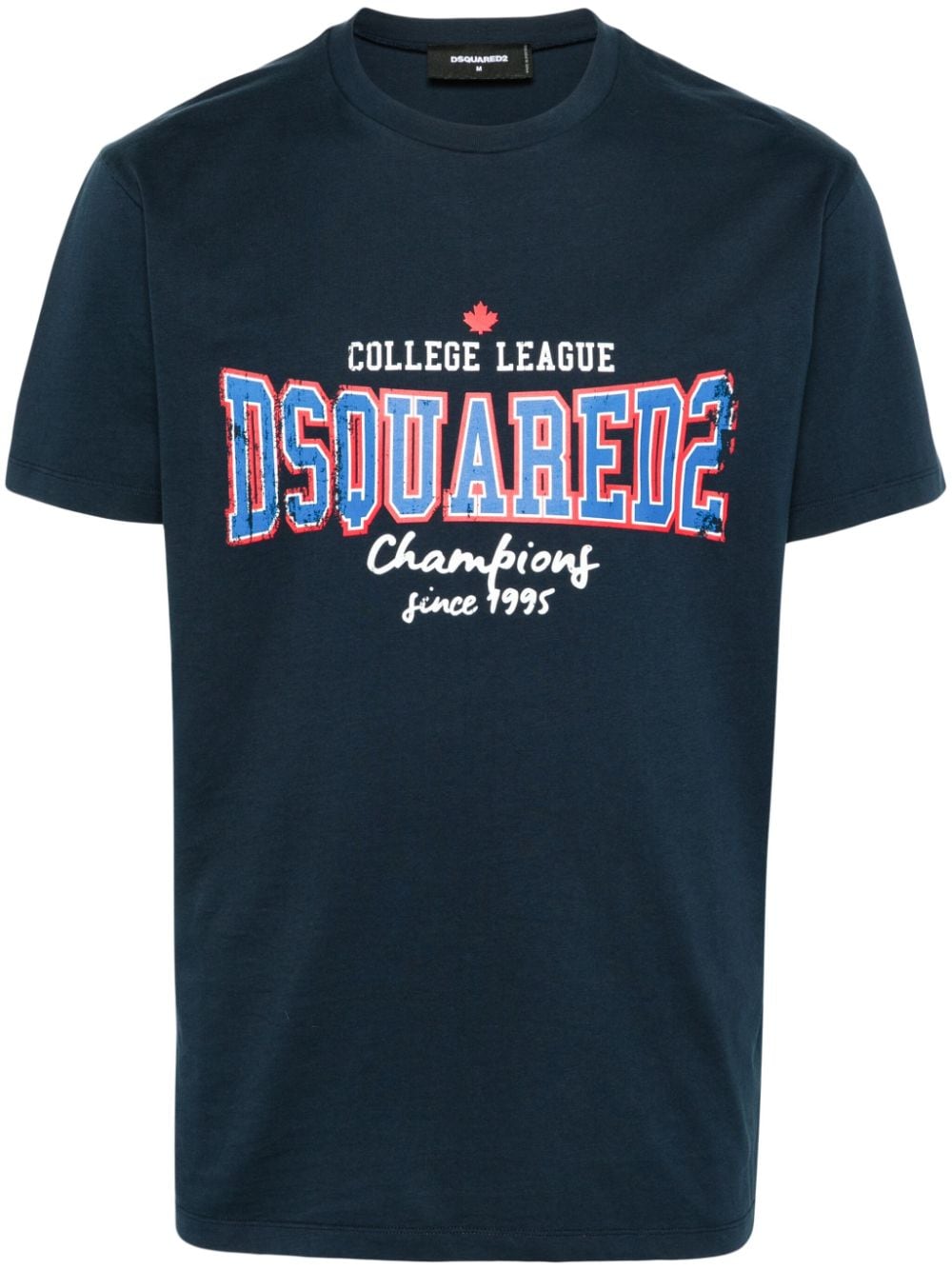 Dsquared2 T-shirt met print Blauw