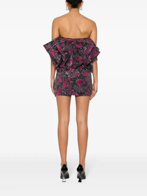 ROTATE BIRGER CHRISTENSEN oversize-bow mini dress 1123552902 - 3