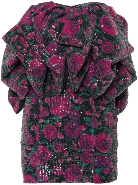 ROTATE BIRGER CHRISTENSEN oversize-bow mini dress