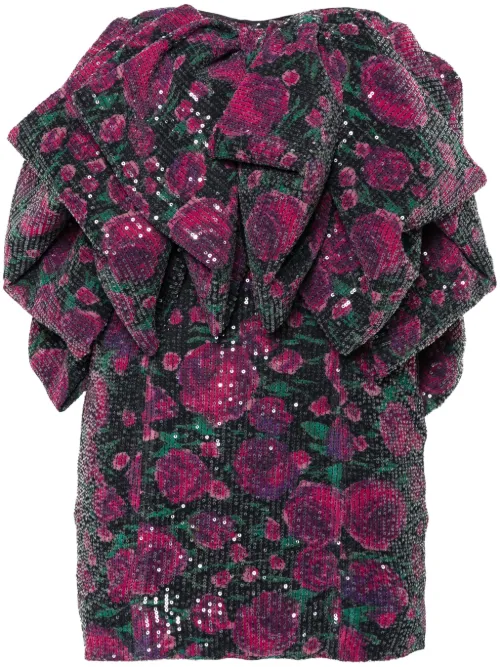 Robe courte à nœud oversize - ROTATE BIRGER CHRISTENSEN - Modalova