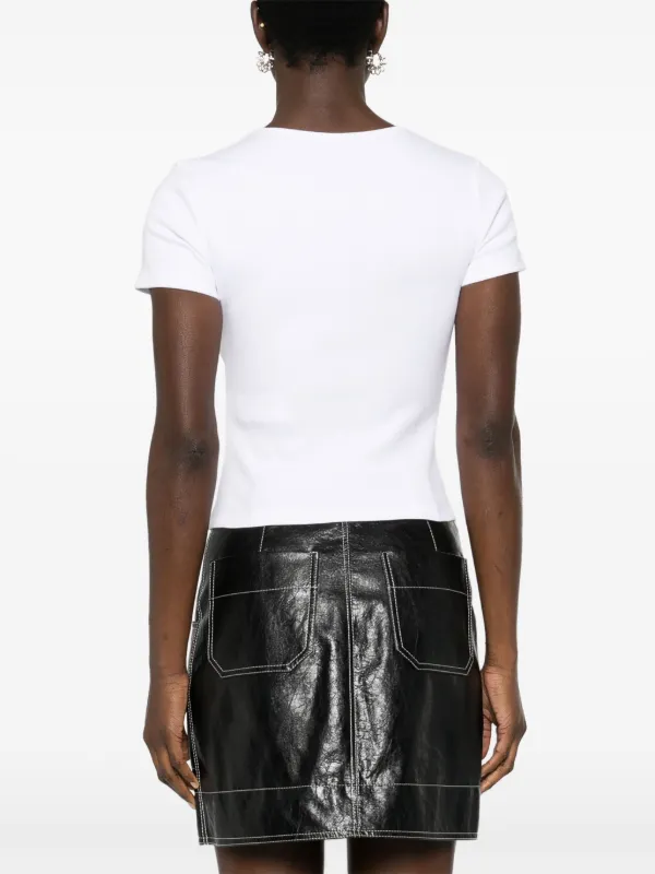 Blumarine ラインストーン Tシャツ | ホワイト | FARFETCH JP