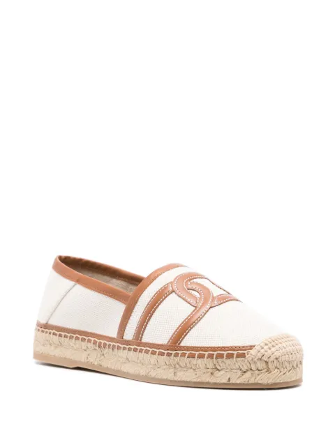 Tod's chain-appliqué espadrilles XXW08L0IE00O6N - 1