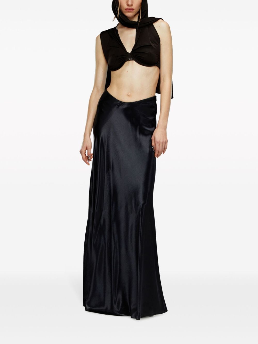 O-SYREN SATIN MAXI SKIRT