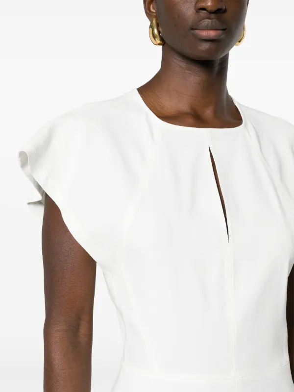 ワンピース Isabel Marant Abito Midi Mirna ISABEL MARANT Mirna hemp-blend Midi Dress | White | FARFETCH