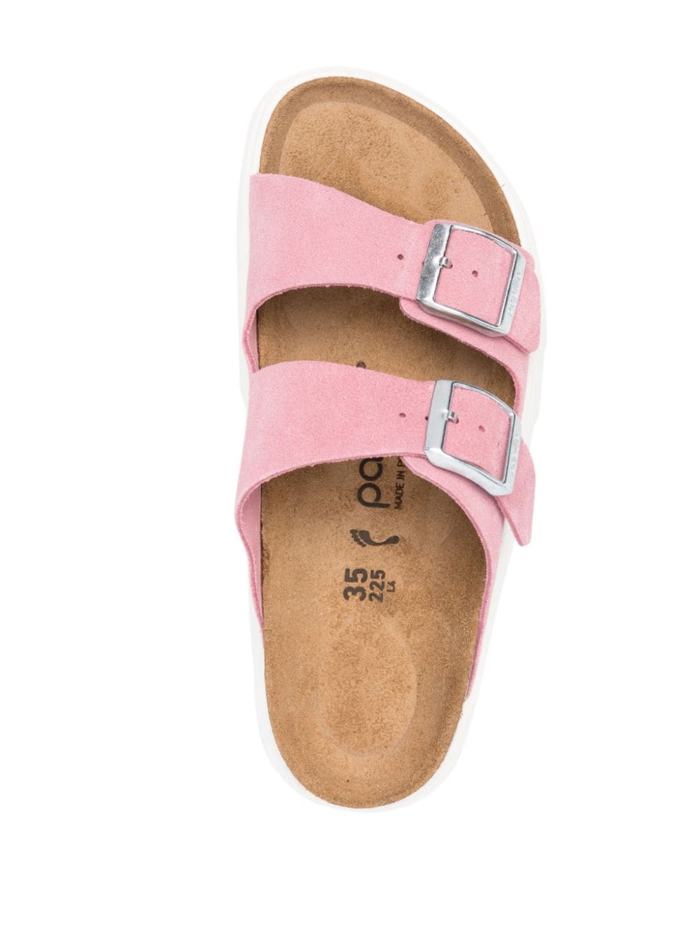 Shop Birkenstock X Papillio Arizona Chunky Suede Sandals In Pink