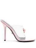 Versace 120mm Alia satin sandals - Neutrals