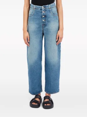MM6 Maison Margiela Wide-Leg Jeans for Women - Shop on FARFETCH