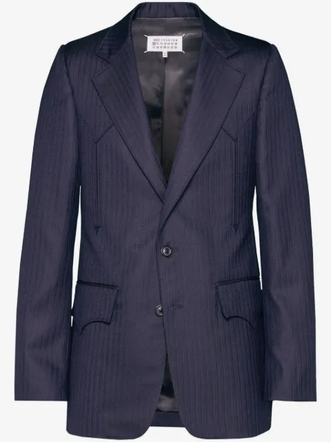Maison Margiela tailored single-breasted wool blazer