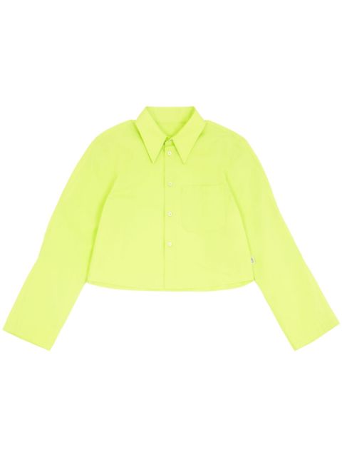 MM6 Maison Margiela cropped poplin shirt Women