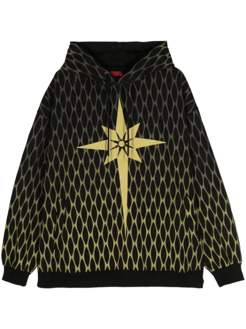 KUSIKOHC hoodie à imprimé origami